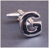 Cufflink Letter G 100% Ottone