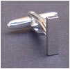 Cufflink Letter I 100% Ottone