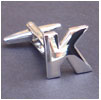 Cufflink Letter K 100% Ottone