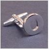Cufflink Letter O 100% Ottone