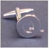 Cufflink Letter Q 100% Ottone