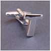 Cufflink Letter T 100% Ottone