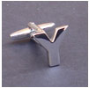 Cufflink Letter Y 100% Ottone