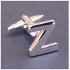 Cufflink Letter Z 100% Ottone