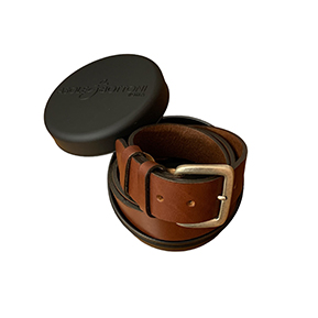 Cintura Bull belt 0,5cm<br>Light Brown<br> Genuine Leather