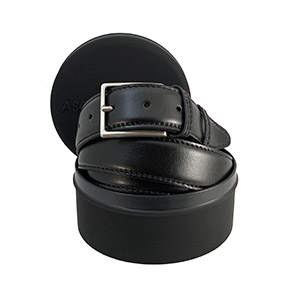 Cintura Classica<br/>Black <br/> Genuine Leather