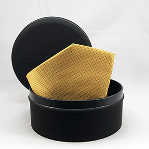 Cravatta POIS-1 GIALLO <BR/> 100% SETA