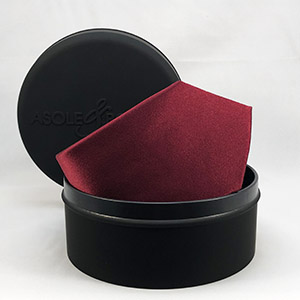 Cravatta SATIN BORDEAUX <br/> 100% SILK
